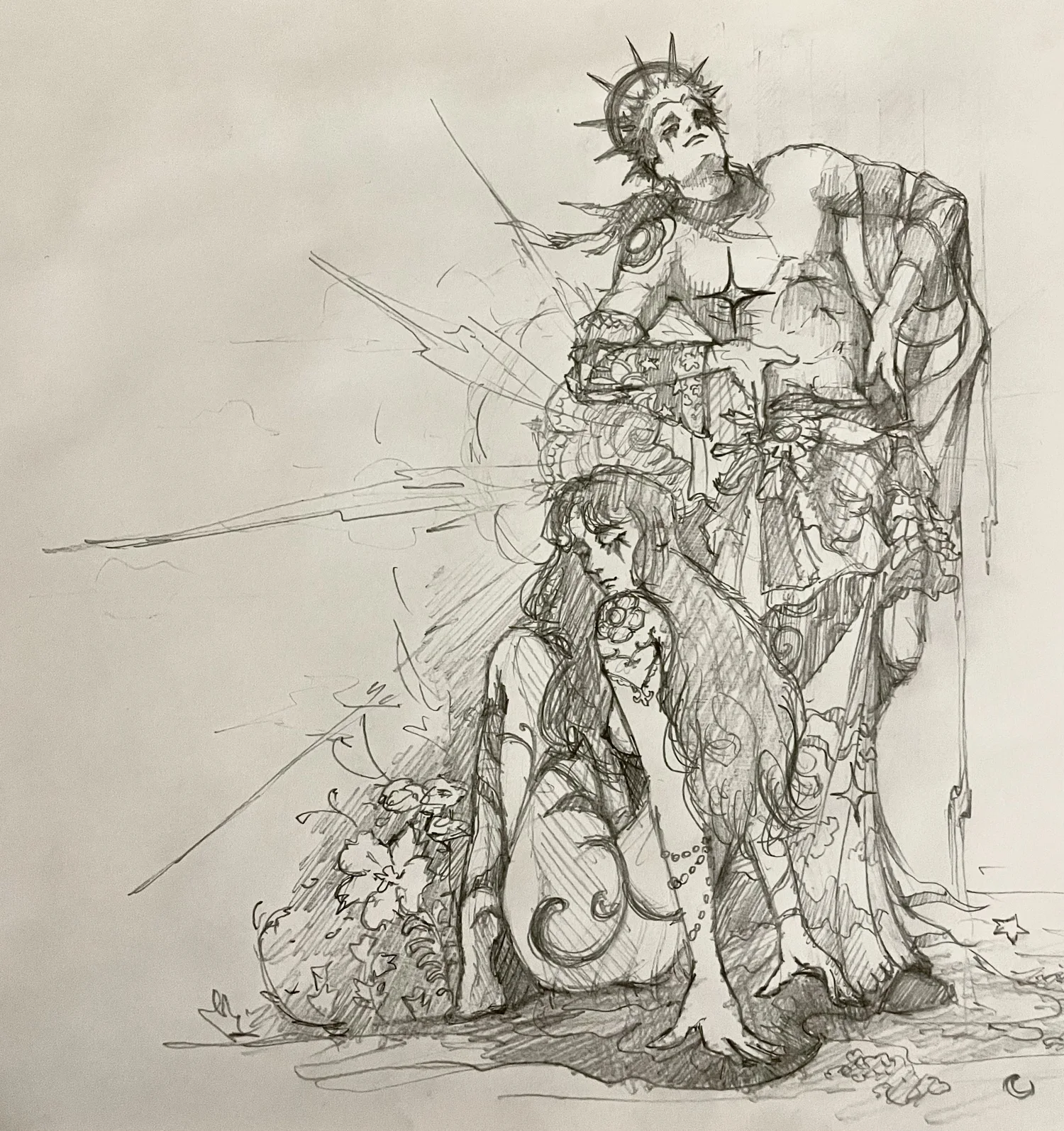 Personal sketch line study