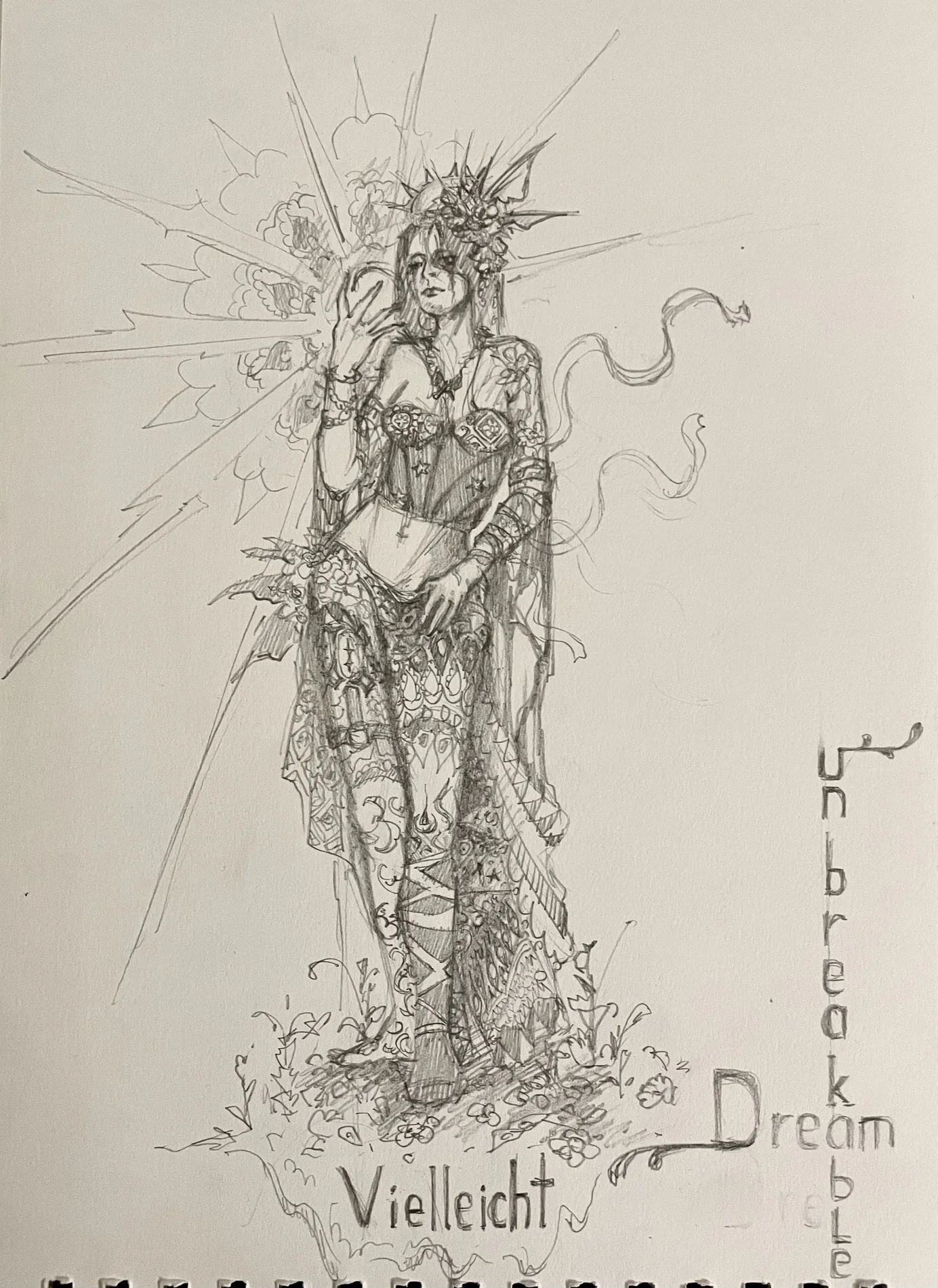 Personal sketch graphic break